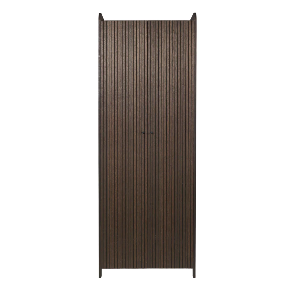 Szafa 2-drzwiowa SILL CUPBOARD TALL ciemnobrązowy fornir dębowy