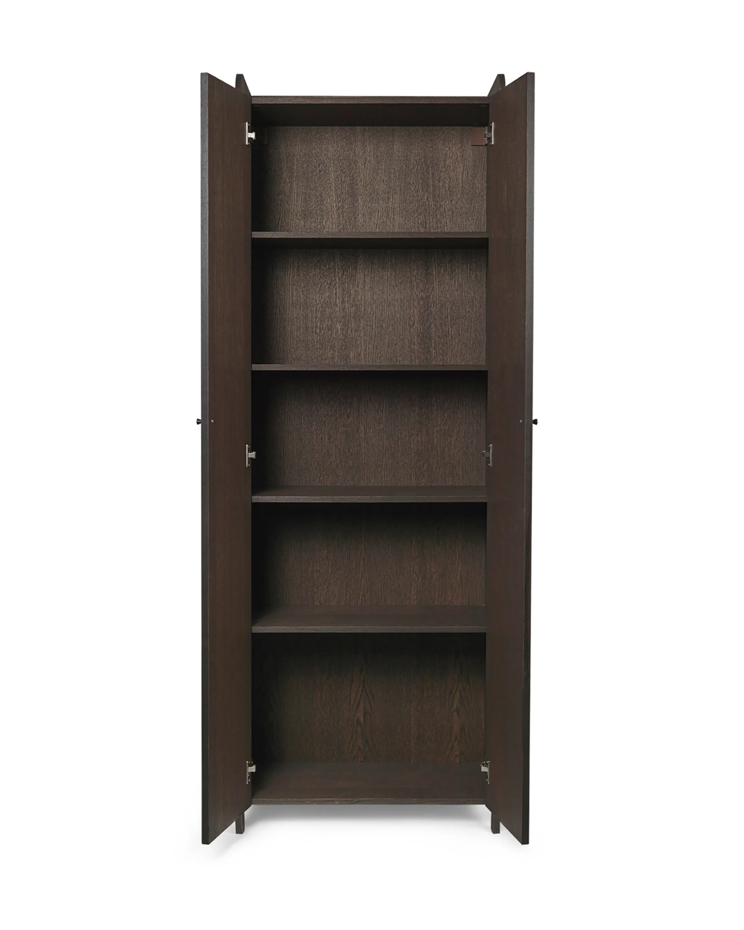 Szafa 2-drzwiowa SILL CUPBOARD TALL ciemnobrązowy fornir dębowy - Image 5
