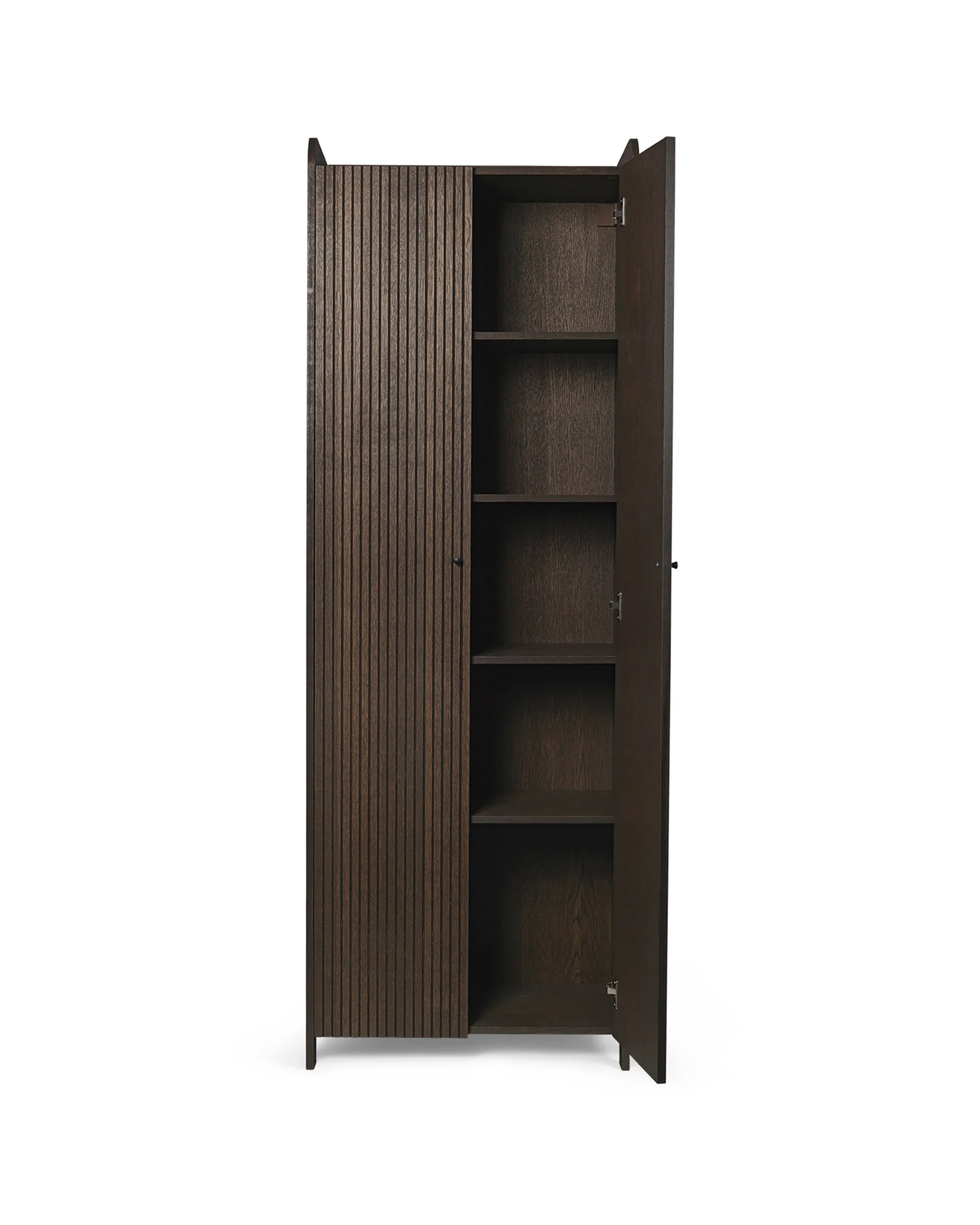 Szafa 2-drzwiowa SILL CUPBOARD TALL ciemnobrązowy fornir dębowy - Image 6