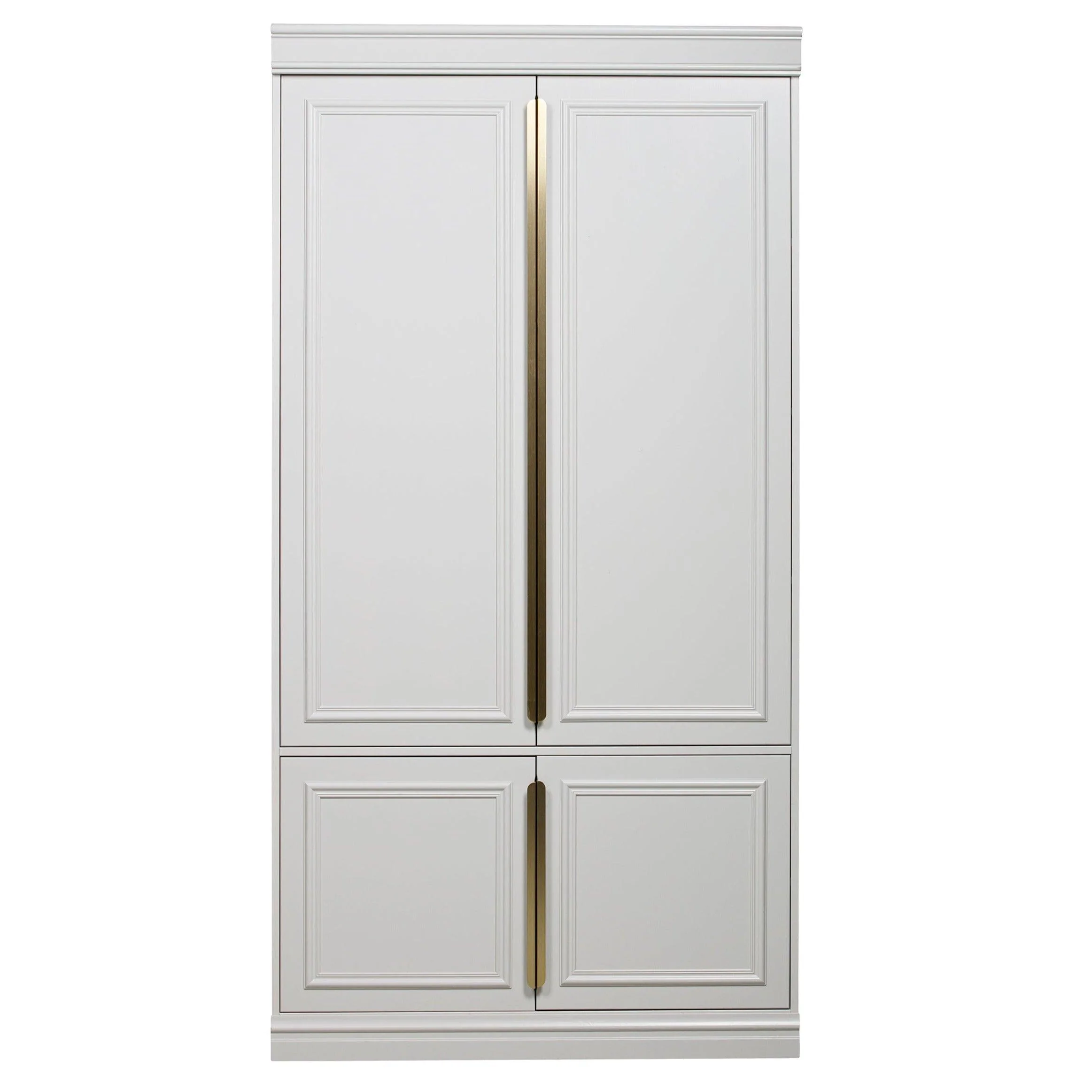 Szafa ORGANIZE jasnoszary z antycznym złotem - Image 5