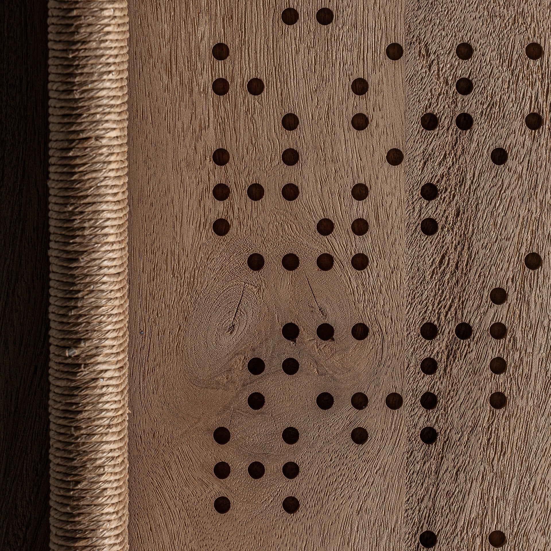 Szafka RTV JACQUARD drewno mango - Image 7