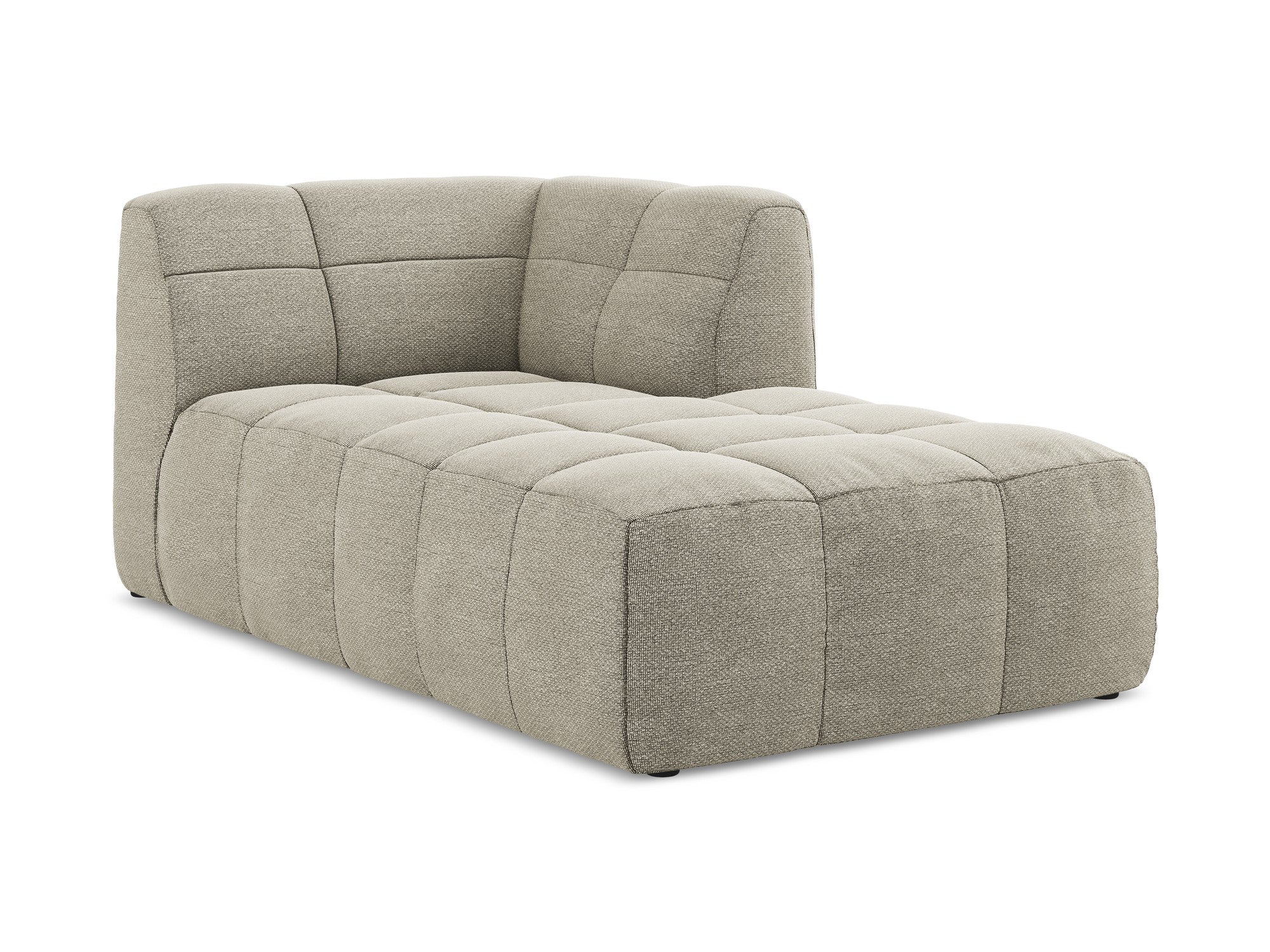 Szezlong prawostronny ALOHA taupe boucle