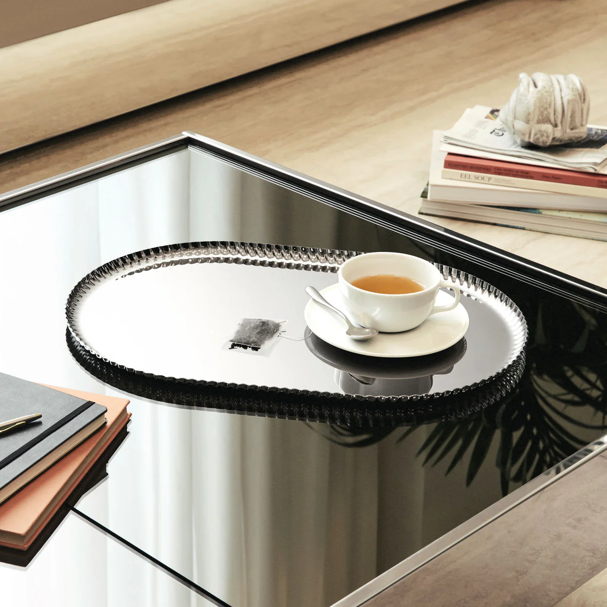 Taca PLEATS czarna stal - Image 2
