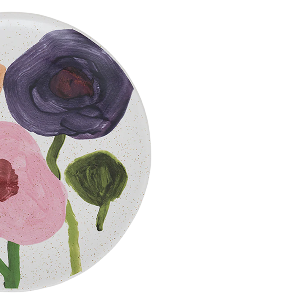 Talerz ceramiczny HANAKO motyw roślinny - Image 3