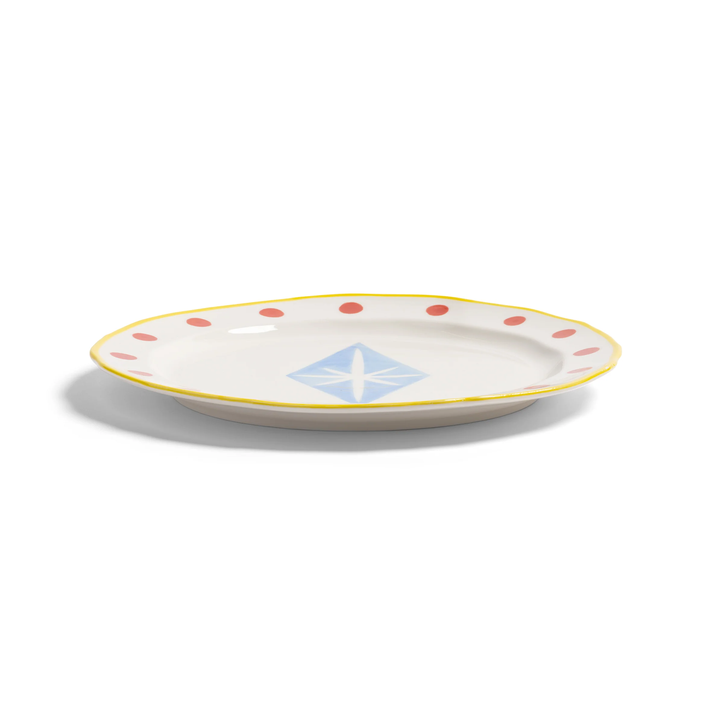 Talerz obiadowy FESTIVO RHOMBIC porcelanowy - Image 3