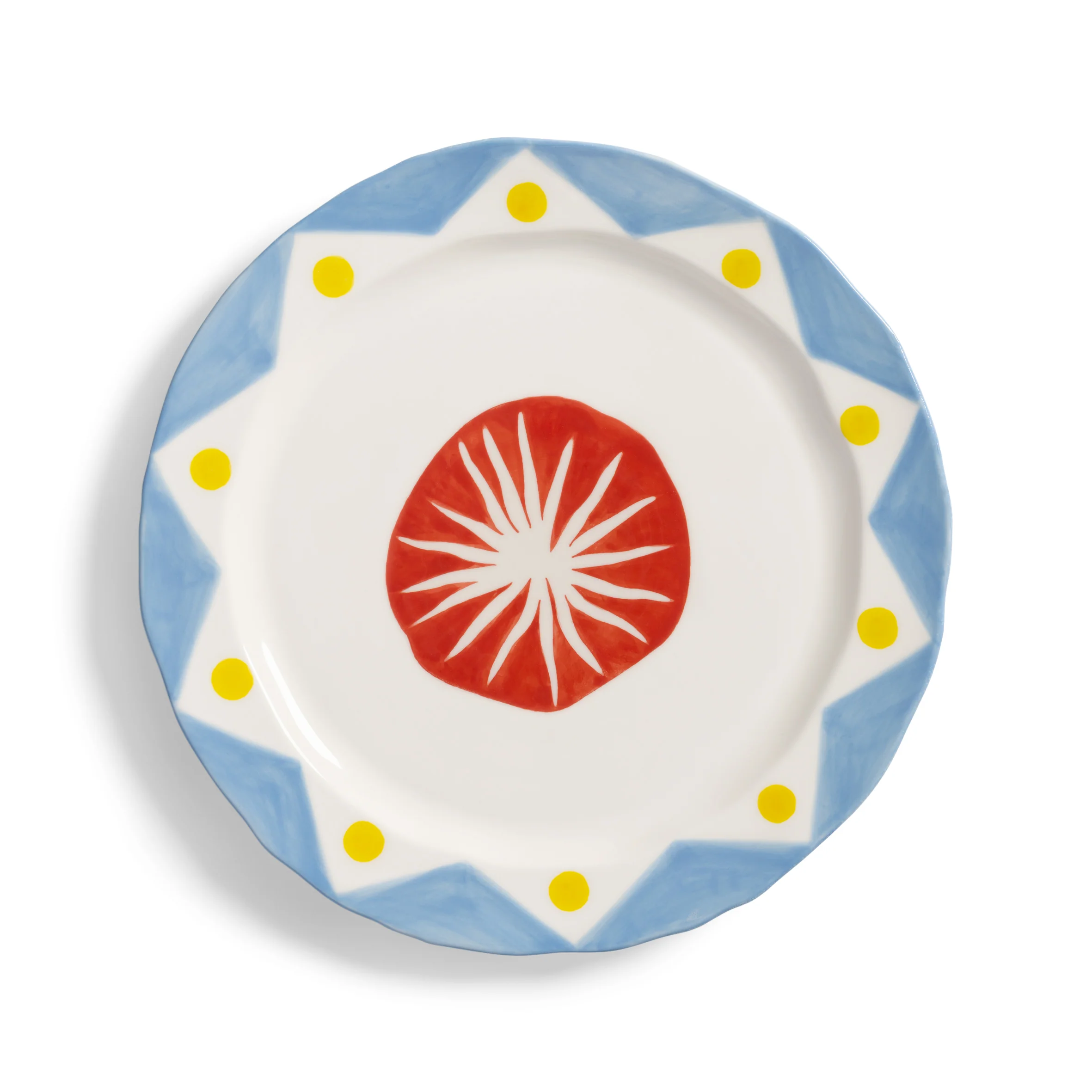 Talerz obiadowy FESTIVO STAR porcelanowy