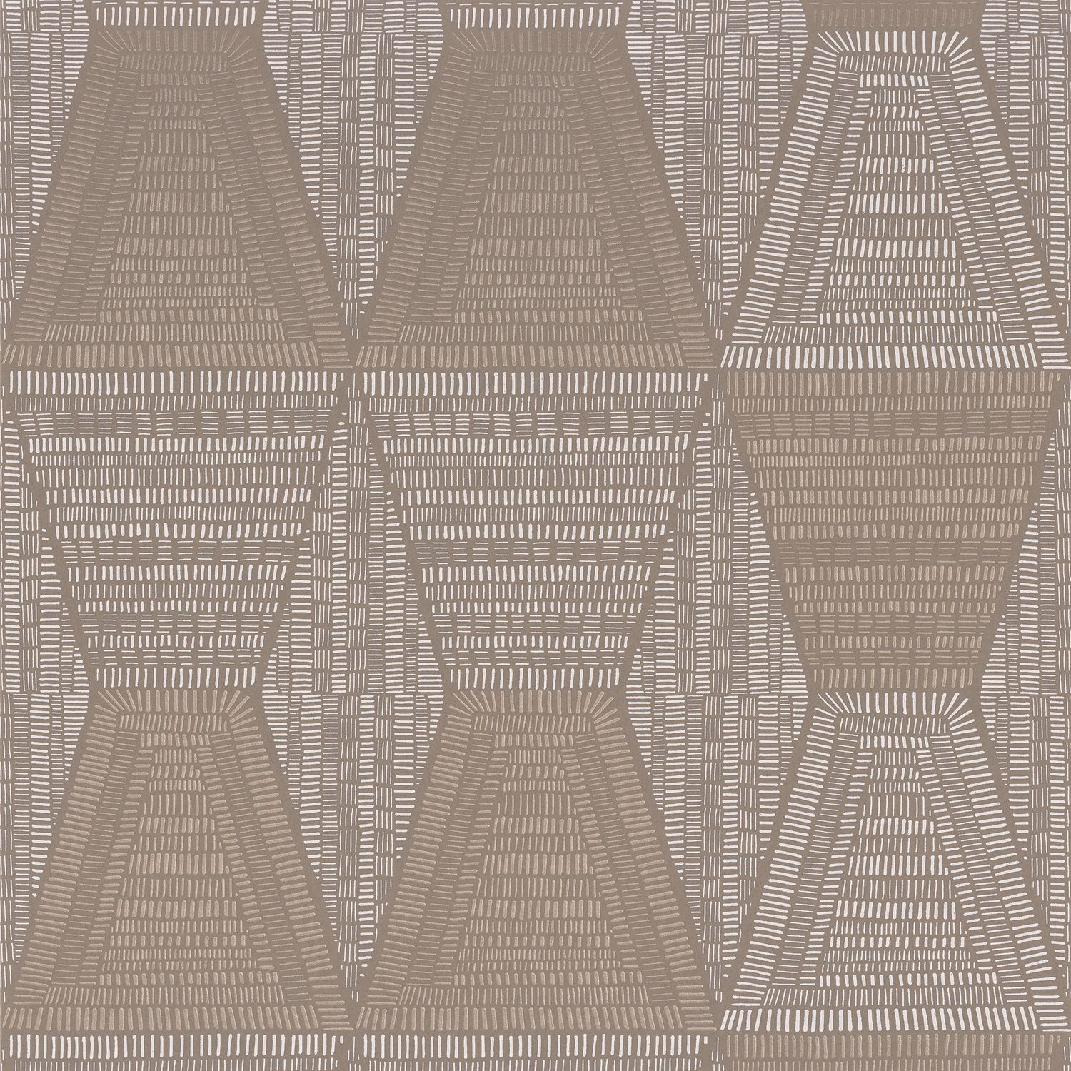 Tapeta z abstrakcyjnym wzorem DAIA - TAUPE jasny taupe