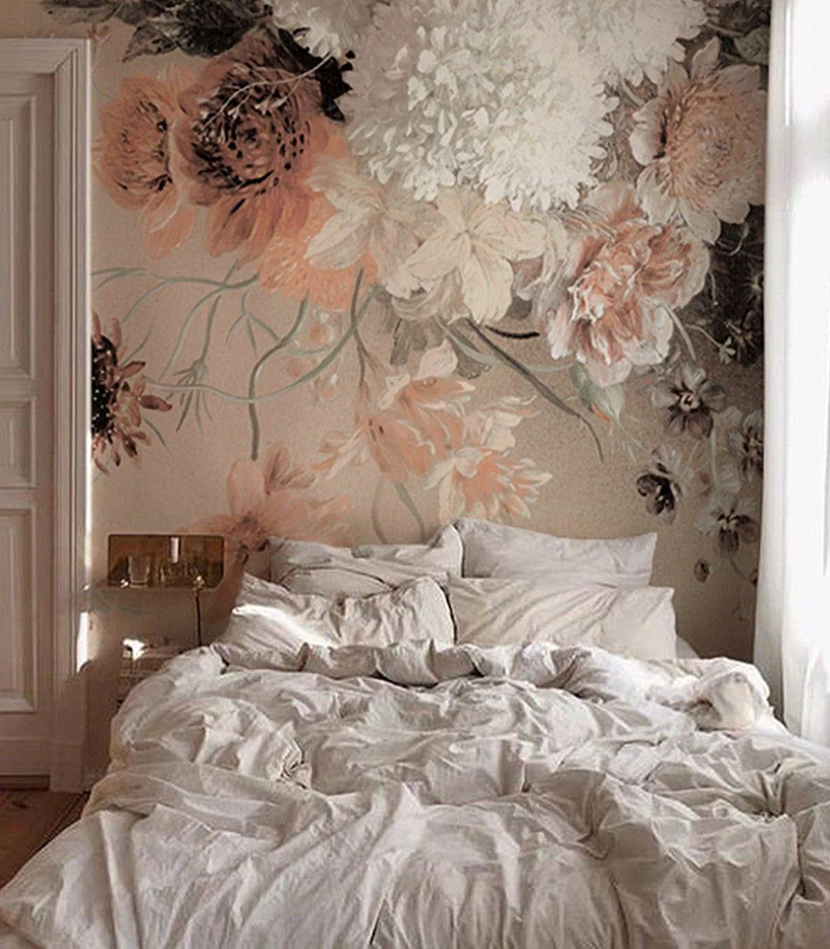 Tapeta BEIGE FLORAL
