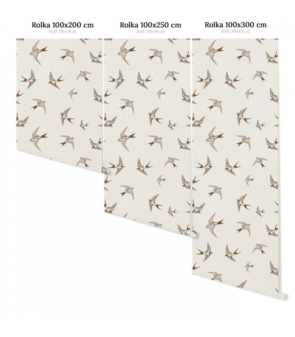 Tapeta BROWN SWALLOW - Image 3
