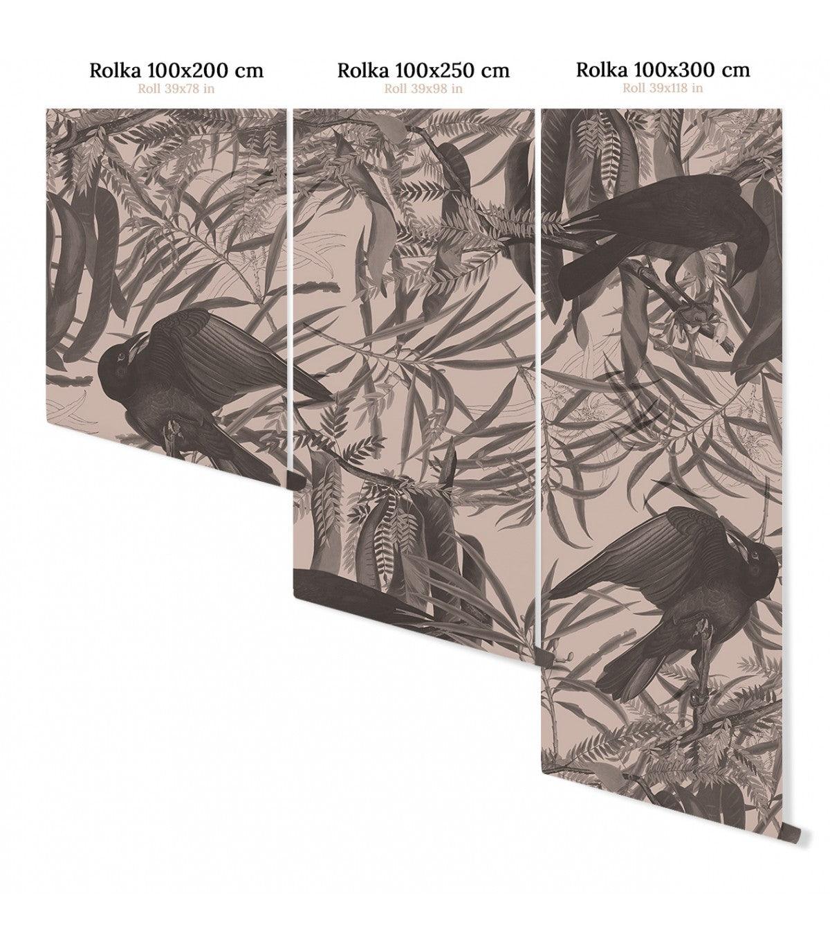 Tapeta CROWS BEIGE - Image 4