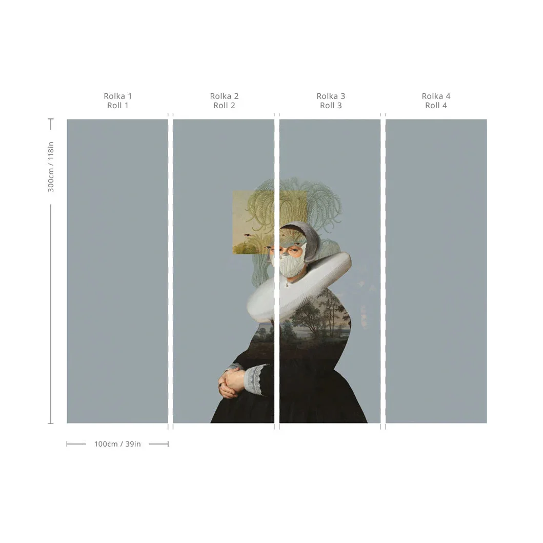 Tapeta flizelinowa LANDSCAPE MUSE niebieski - Image 2
