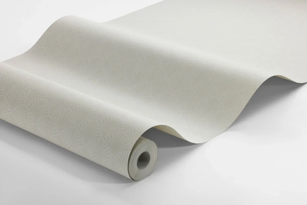Tapeta flizelinowa papierowa z geometrycznym wzorem SAMIRA beżowy - Image 3
