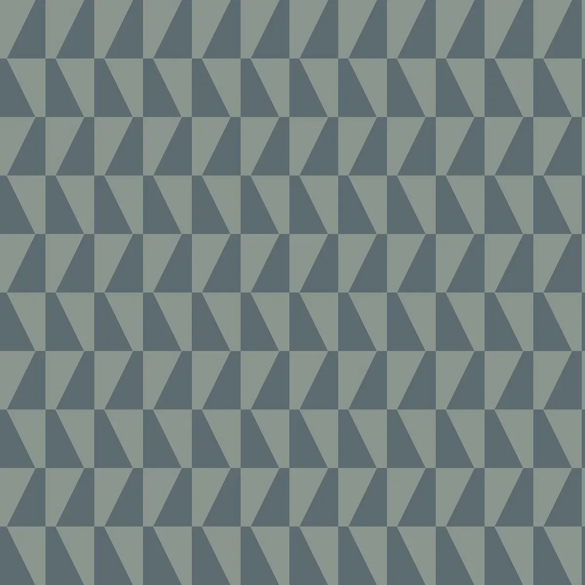 Tapeta flizelinowa papierowa z geometrycznym wzorem TRAPEZ niebieski z zielonym