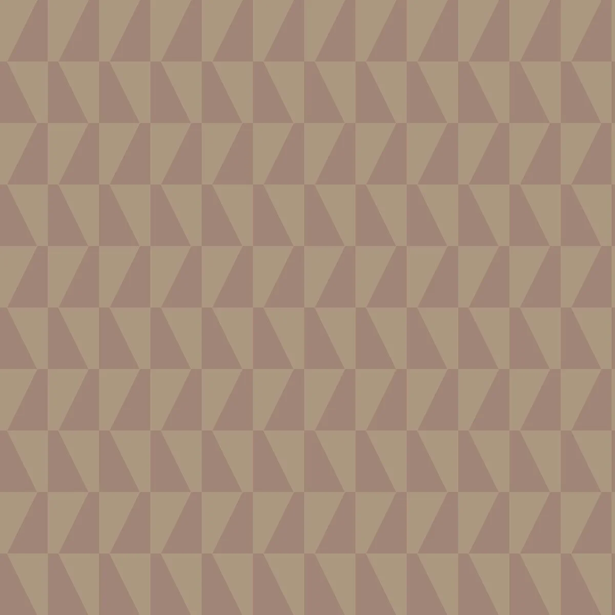 Tapeta flizelinowa papierowa z geometrycznym wzorem TRAPEZ brudny róż z beżowym