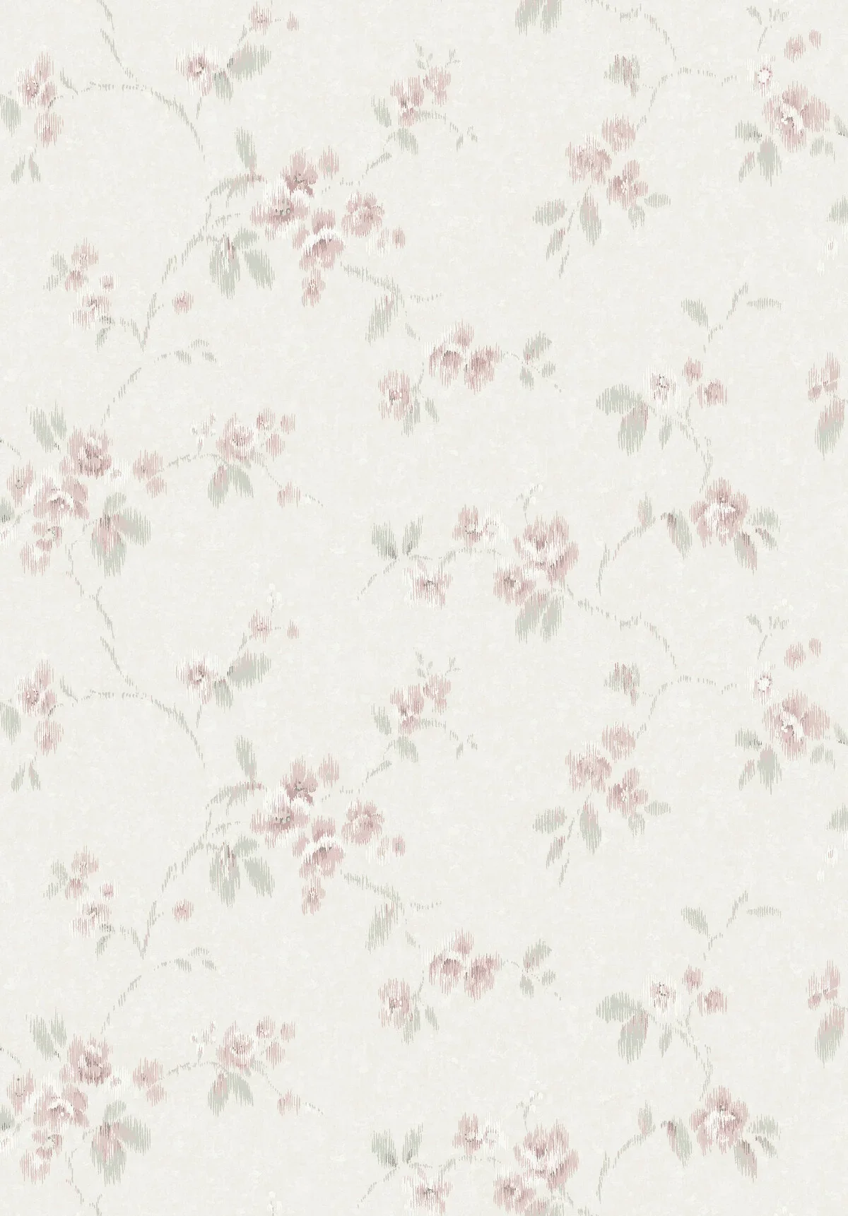 Tapeta flizelinowa papierowa z roślinnym wzorem VINTAGE ROSE beżowy - Image 3