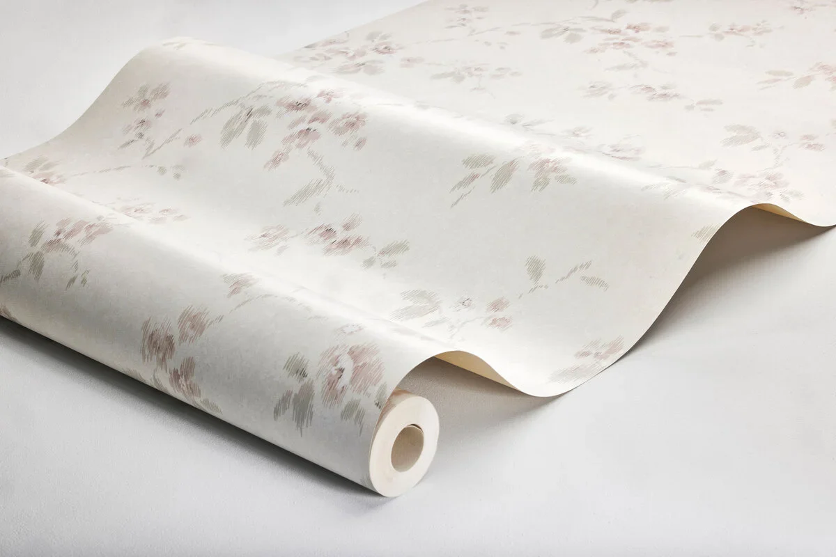 Tapeta flizelinowa papierowa z roślinnym wzorem VINTAGE ROSE beżowy - Image 4