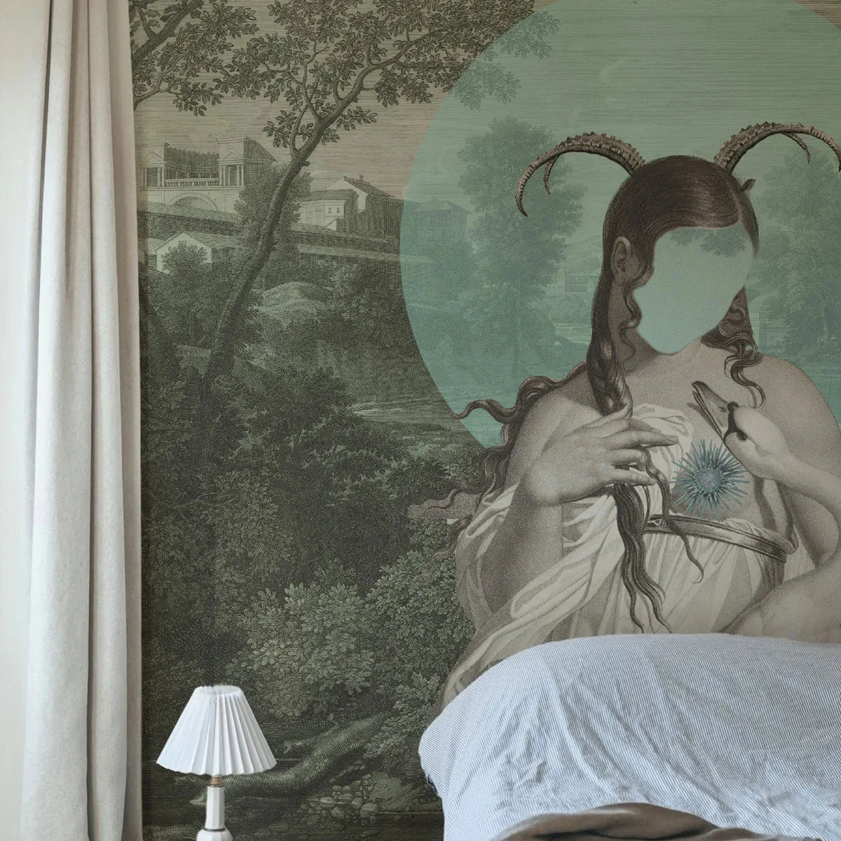 Tapeta flizelinowa ZODIAC MUSE zielony
