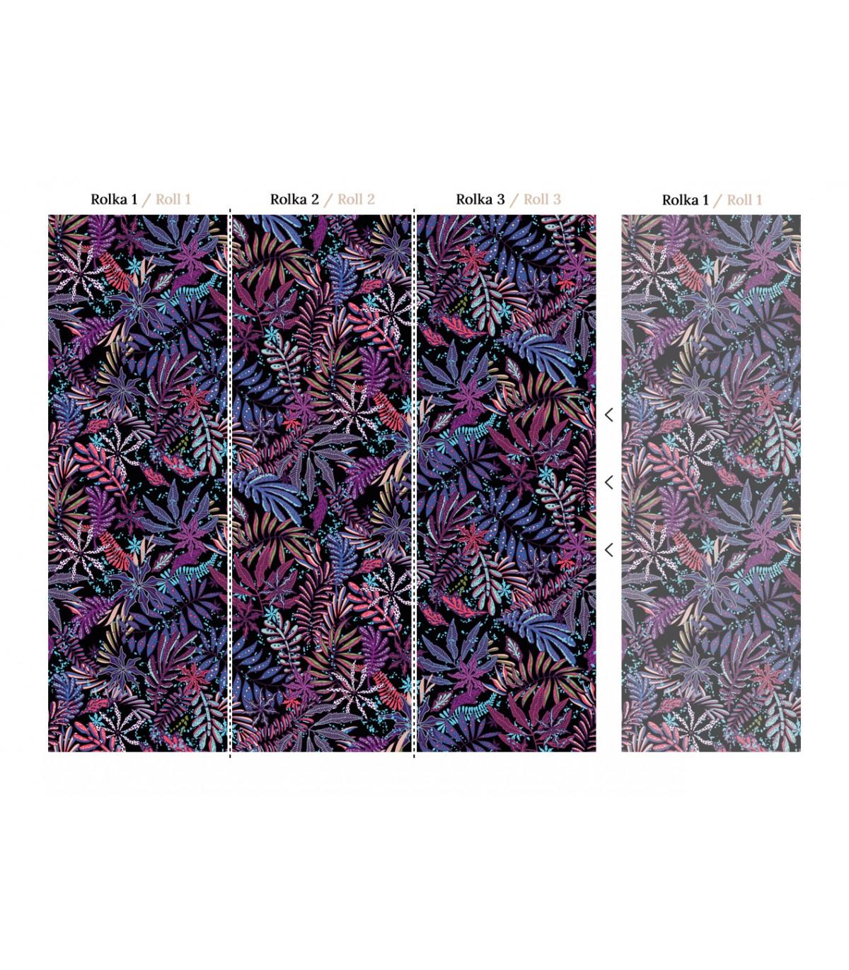 Tapeta VIOLET LEAVES - Image 3