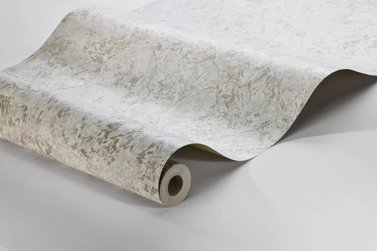 Tapeta imitująca marmur TRAVERTINE ciepły biały - Image 3