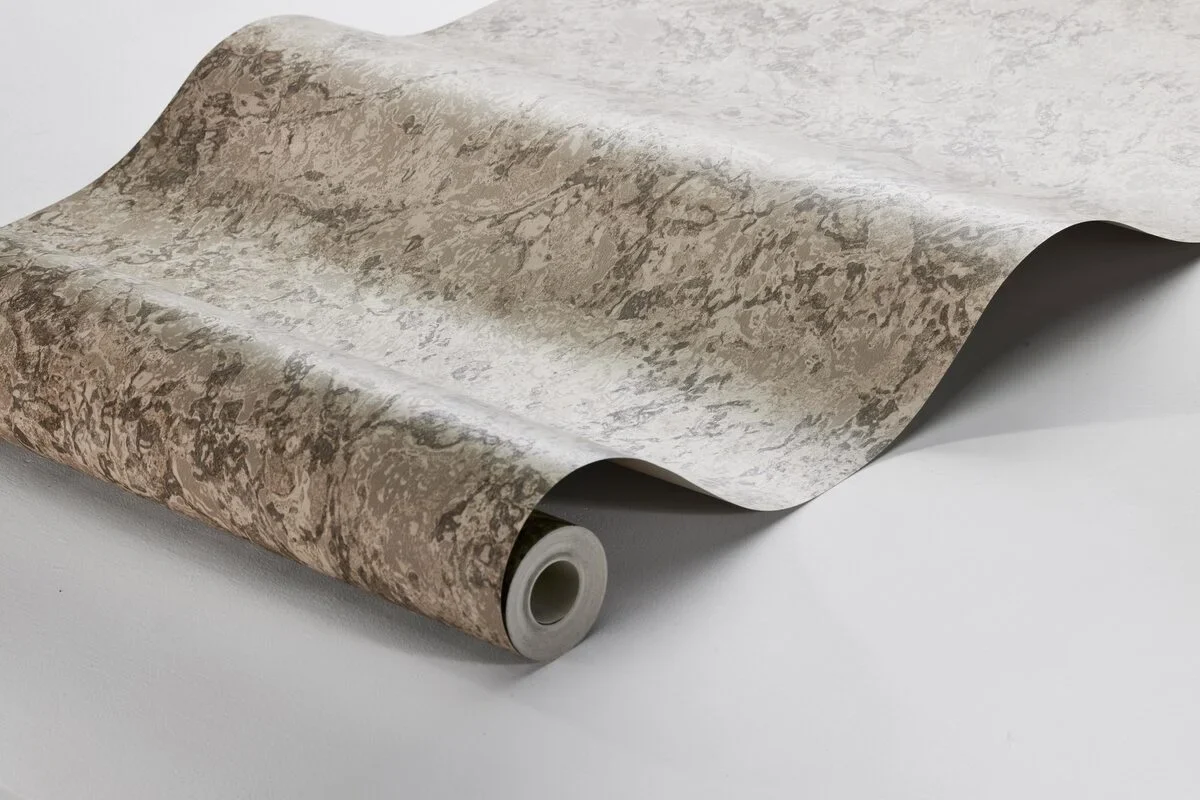 Tapeta imitująca marmur TRAVERTINE brązowy - Image 4