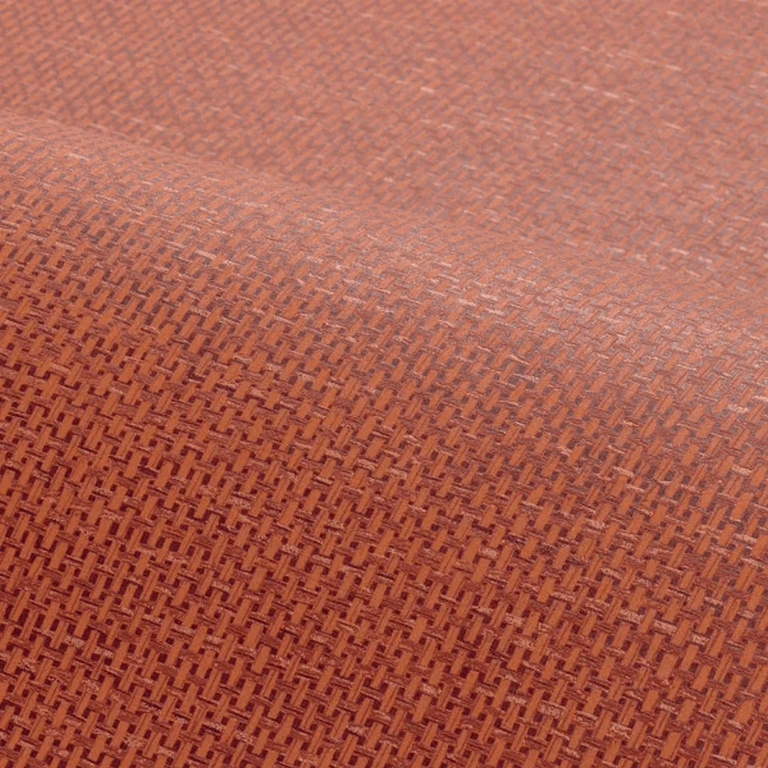 Tapeta strukturalna imitująca rafię VANNORA - ORANGE BRÛLÉ miedziany pomarańcz - Image 3