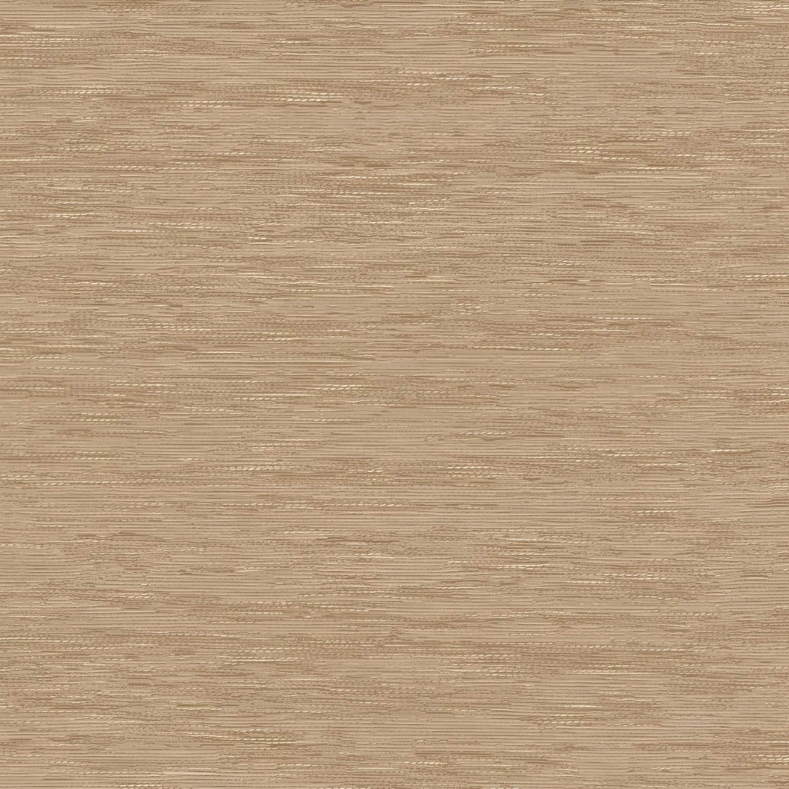 Tapeta imitująca tkaninę żakardową TATAMI - BEIGE FONCÉ ciemnobeżowy