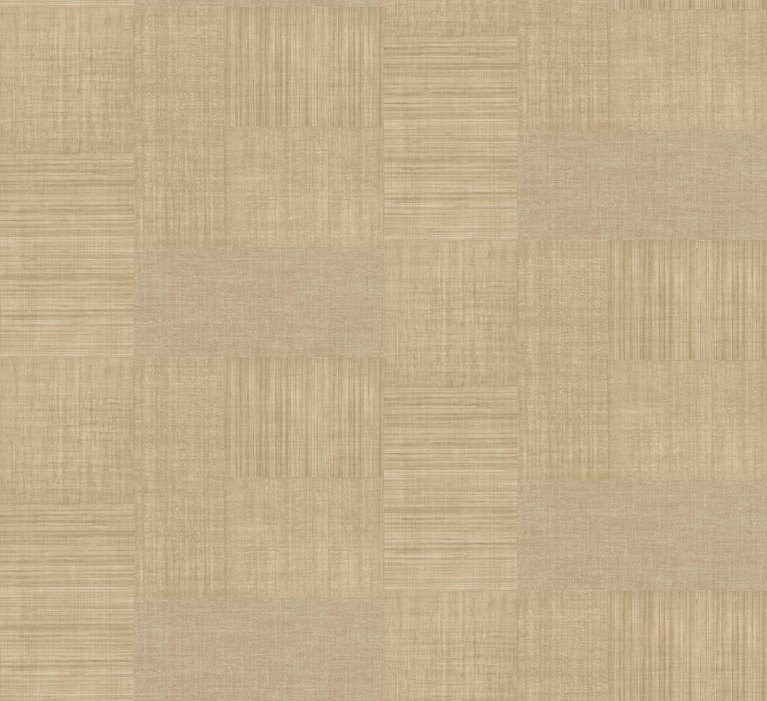 Tapeta strukturalna geometryczna patchwork imitująca tkaninę MESTIZO - TRAVERTIN beżowy - Image 4