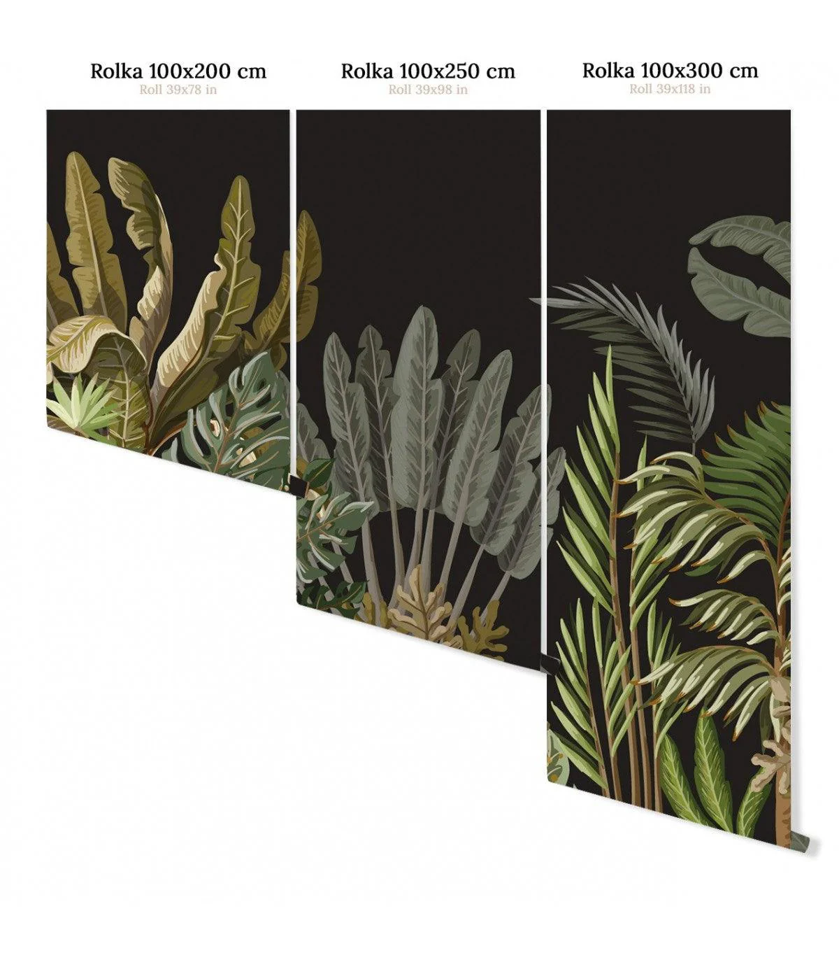 Tapeta JUNGLE BLACK - Image 3