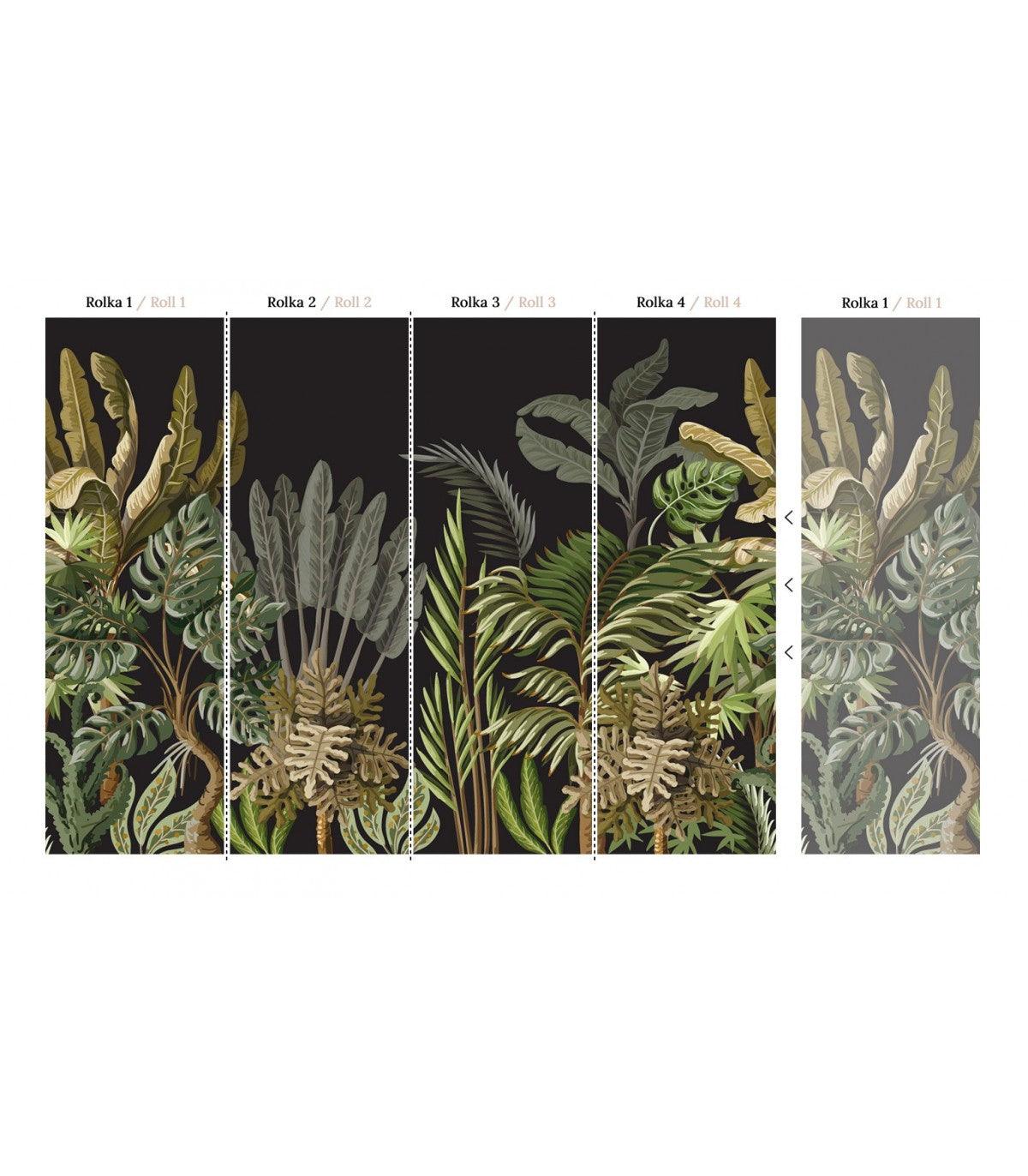 Tapeta JUNGLE BLACK - Image 4