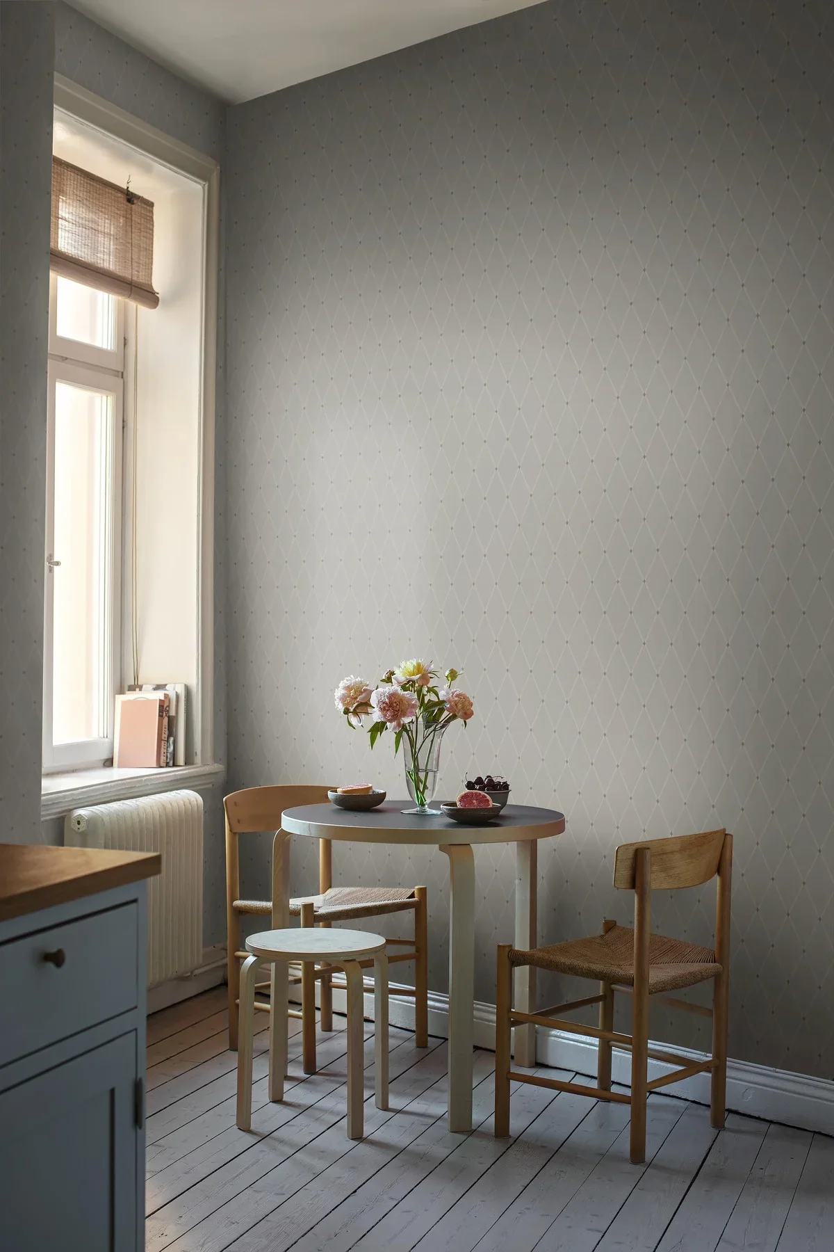 Tapeta z motywem geometrycznym FREDRIK ciemny beżowy - Image 3