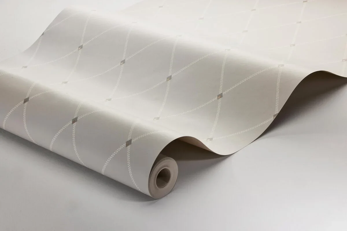 Tapeta z motywem geometrycznym FREDRIK ciemny beżowy - Image 6