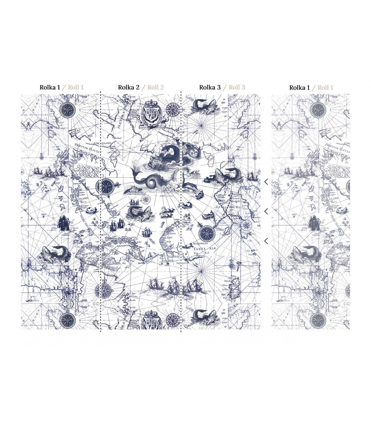 Tapeta OCEAN MAP - Image 3