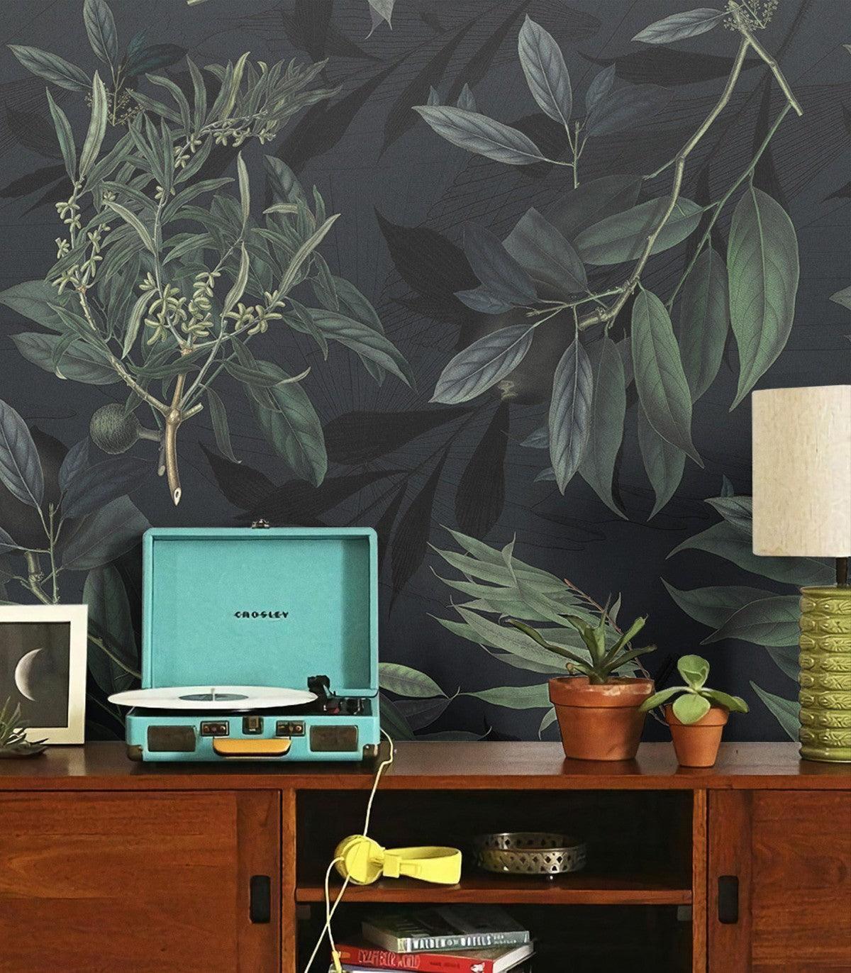 Tapeta OLIVE BRANCH GREEN