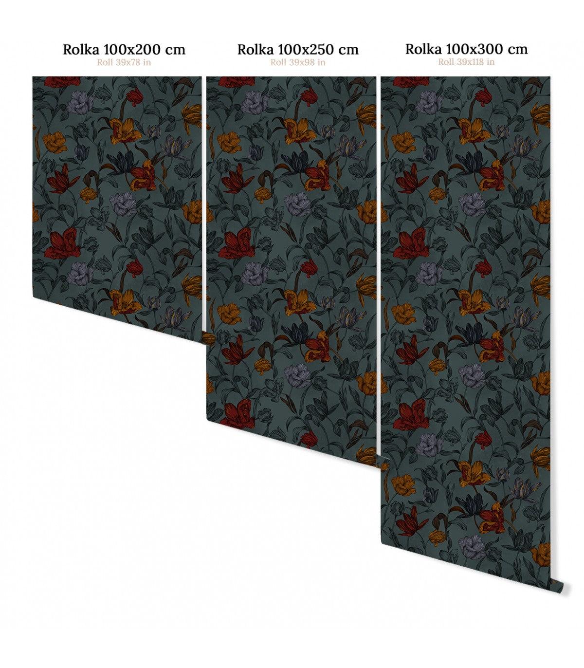 Tapeta ORANGE FLOWERS - Image 4