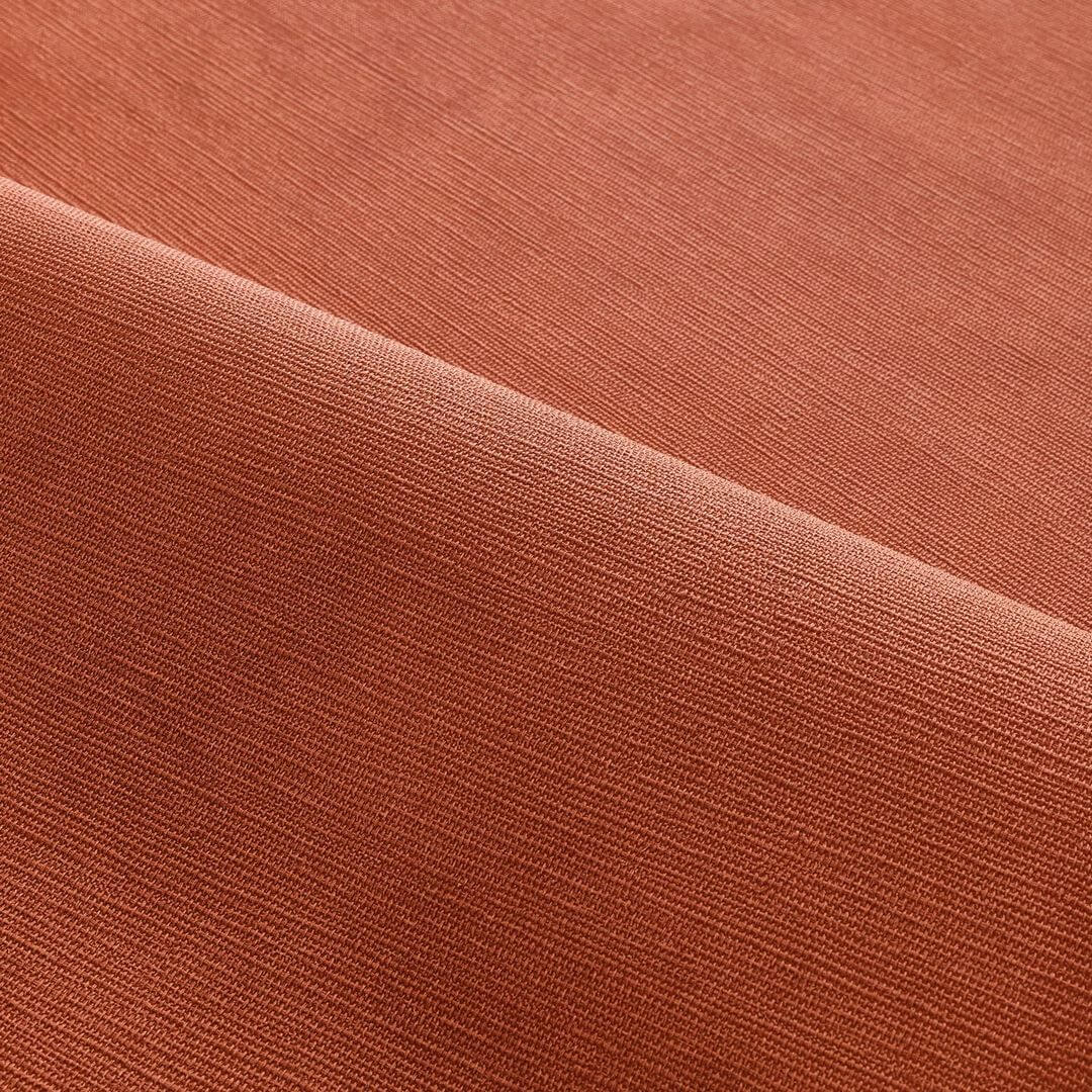 Tapeta strukturalna imitująca płótno ARGILE - TERRACOTTA ciemny pomarańczowy - Image 3