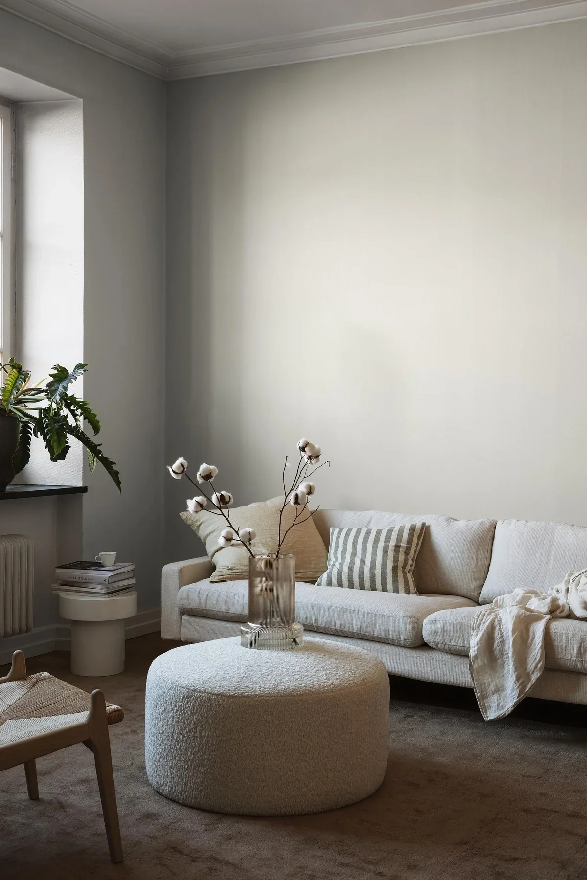 Tapeta strukturalna imitująca len LINEN - LIGHT LINEN jasny szary - Image 2