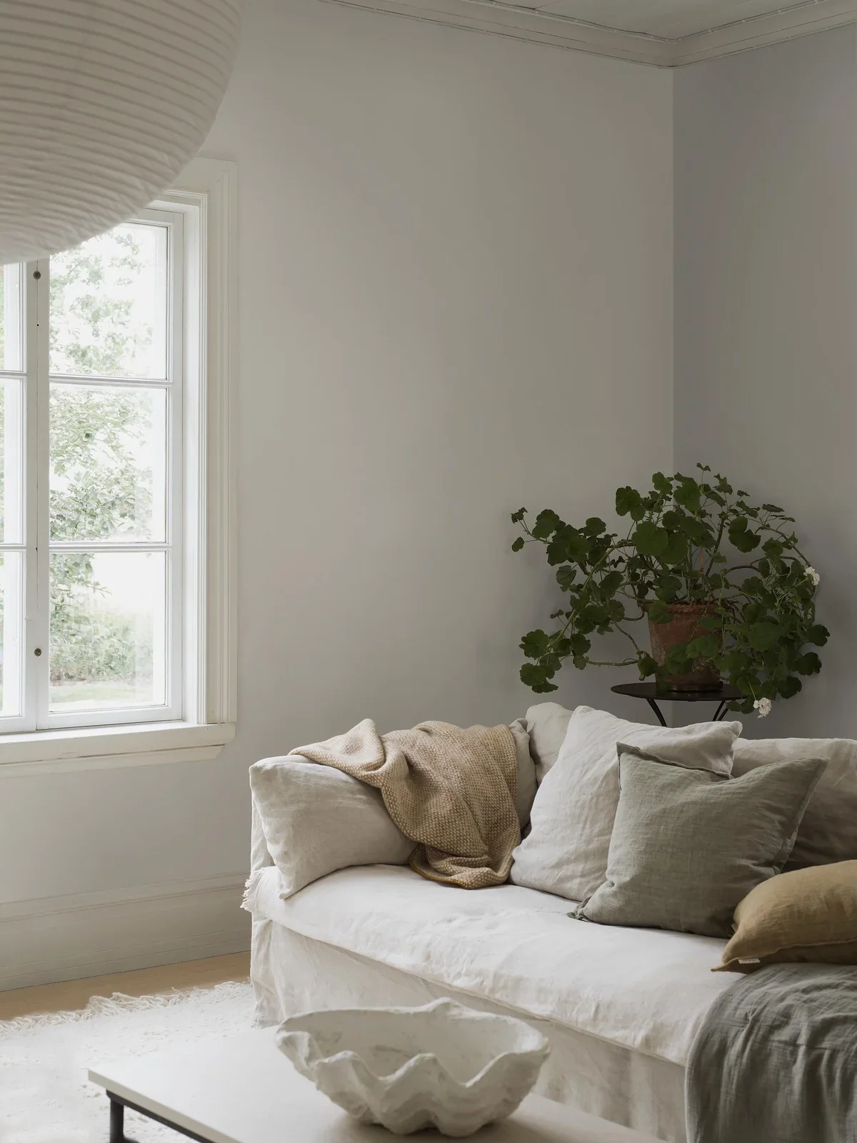 Tapeta strukturalna imitująca len LINEN - SOFT LINEN złamana biel - Image 5