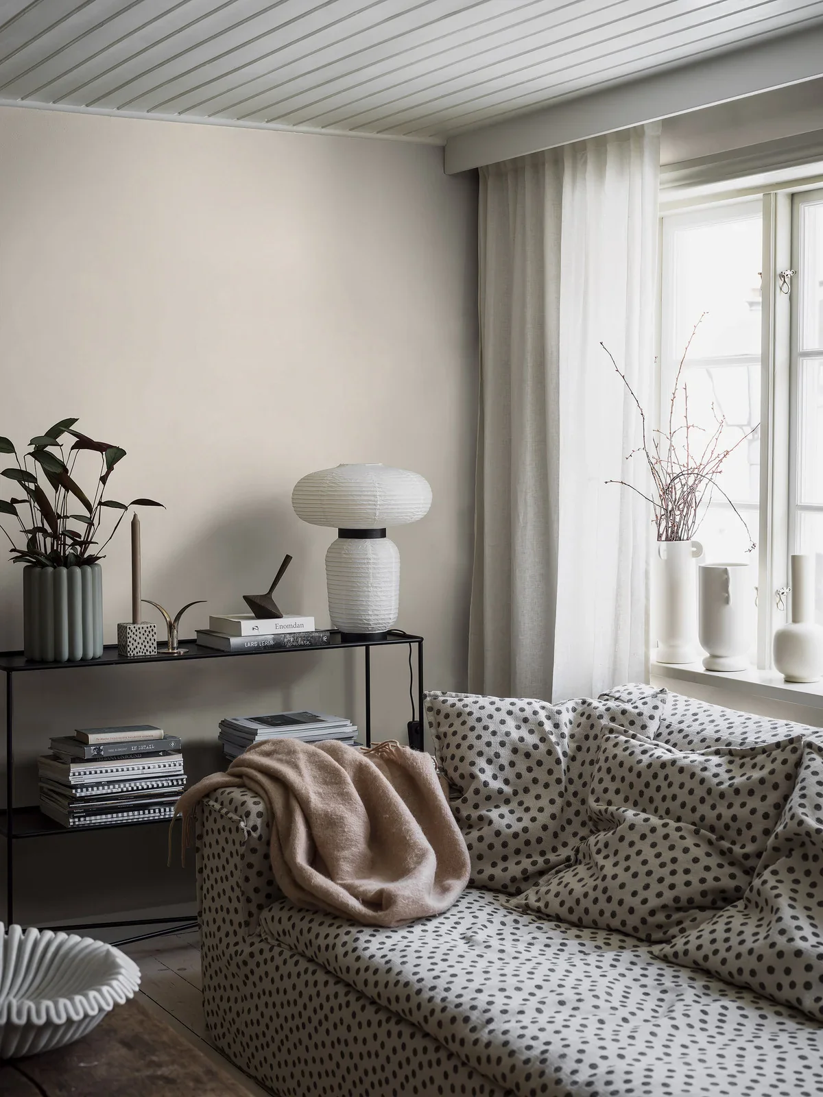 Tapeta strukturalna imitująca len LINEN - SOFT LINEN złamana biel - Image 6