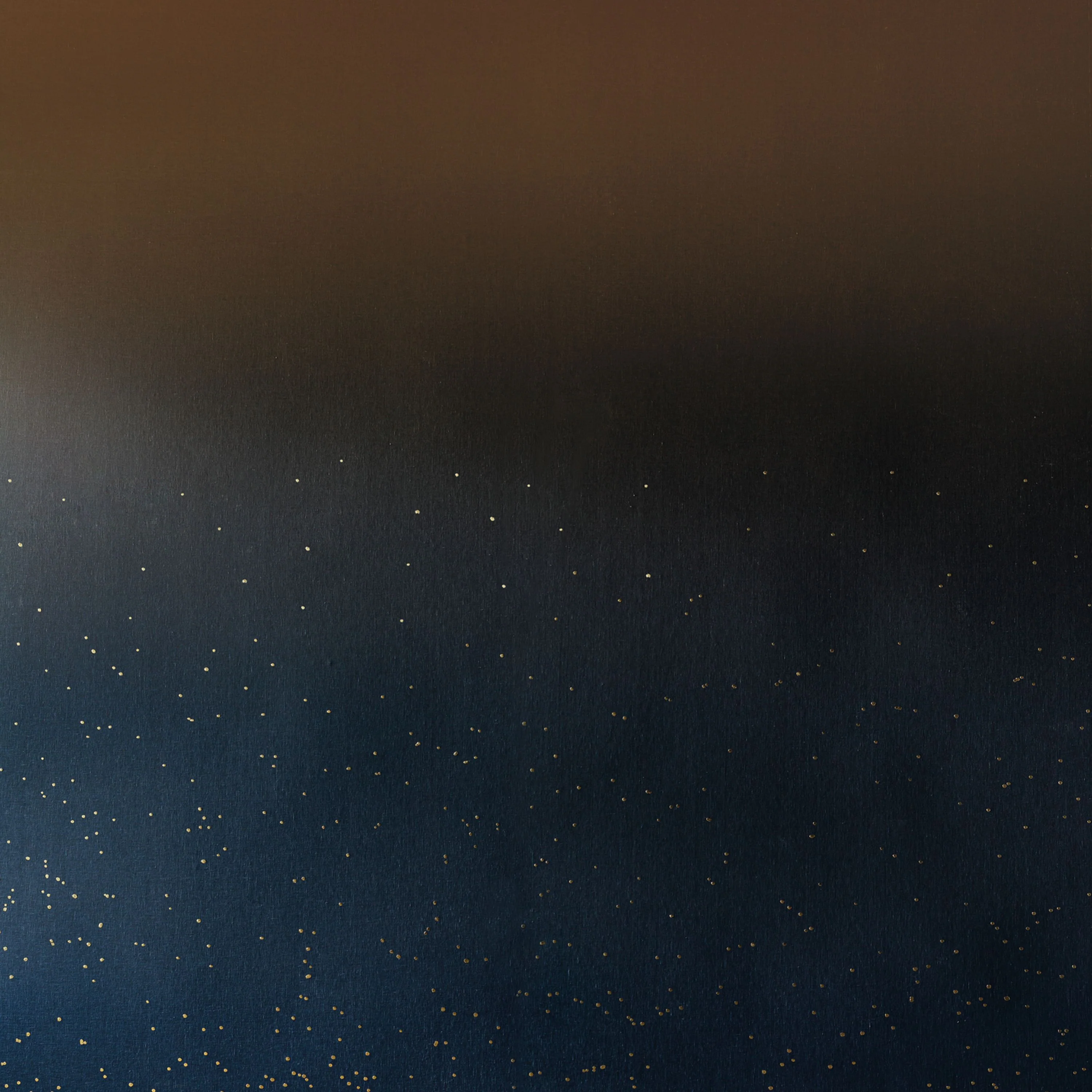 Mural tekstylny gradient z motywem nieba ASTRAL SOLAIRE granatowy z brązem