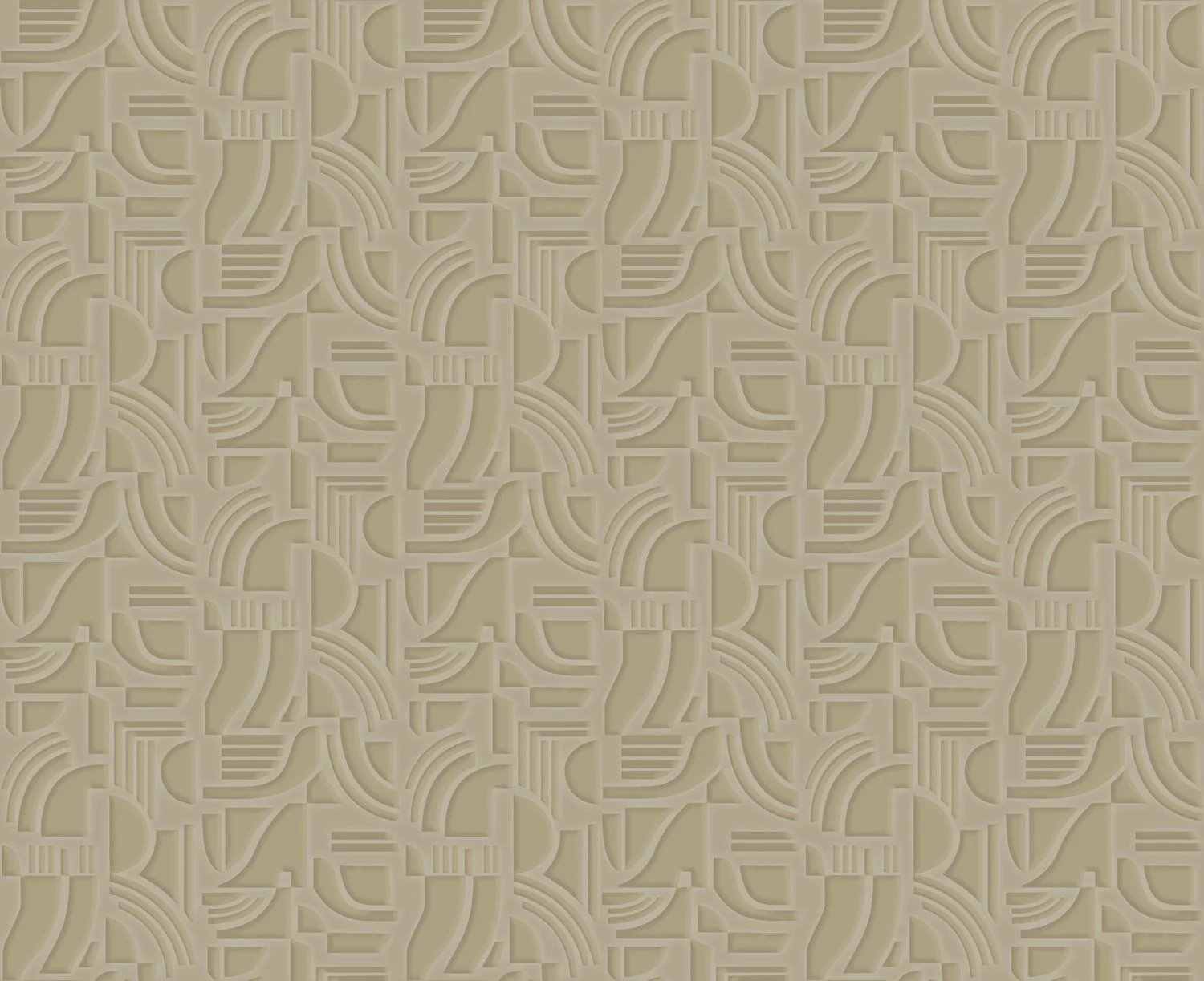 Tapeta tekstylna strukturalna z geometrycznym wzorem ARCANE - BEIGE beżowy - Image 4