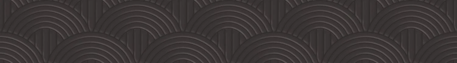 Tapeta tekstylna strukturalna z geometrycznym wzorem łuków VOLUTIS - ANTHRACITE antracytowy - Image 3