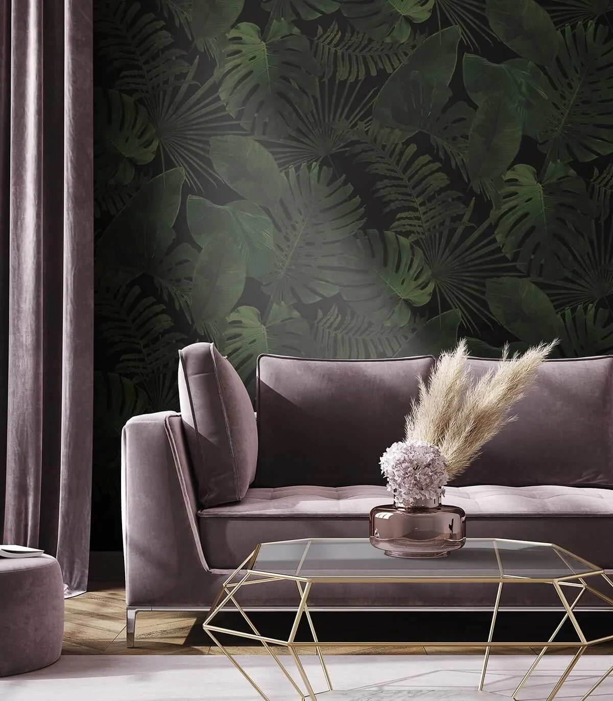 Tapeta TROPICAL FOREST DARK - Image 3