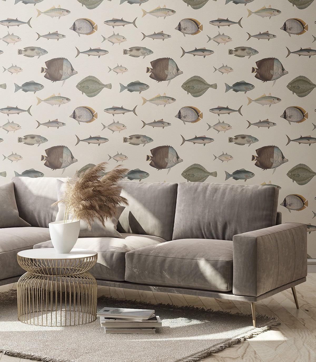 Tapeta UNDER THE SEA BEIGE