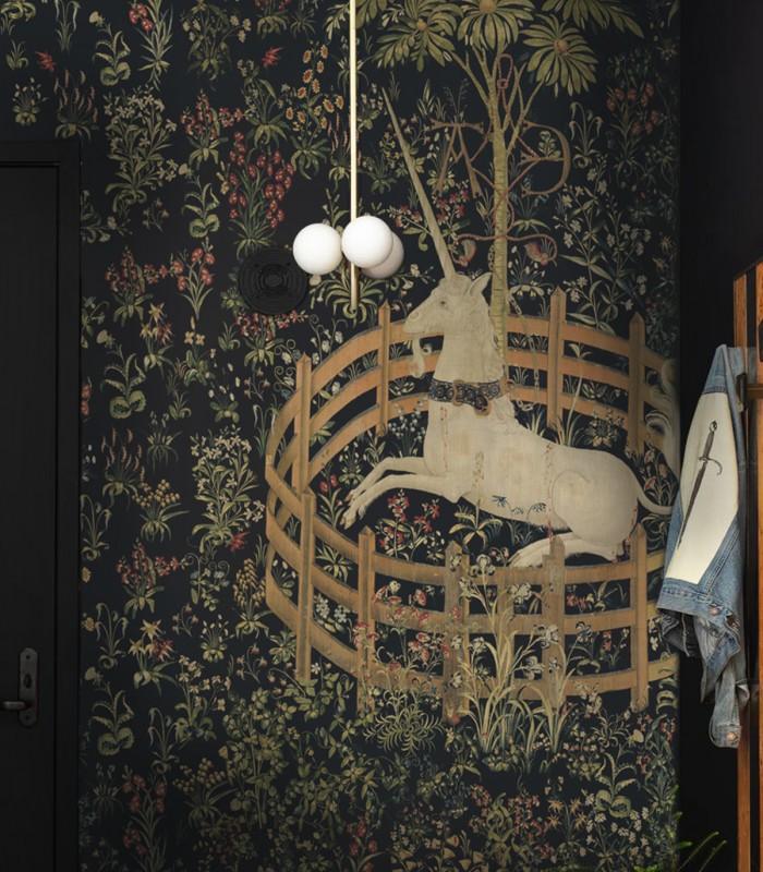Tapeta flizelinowa z motywem zwierzęcym UNICORN zielony - Image 4