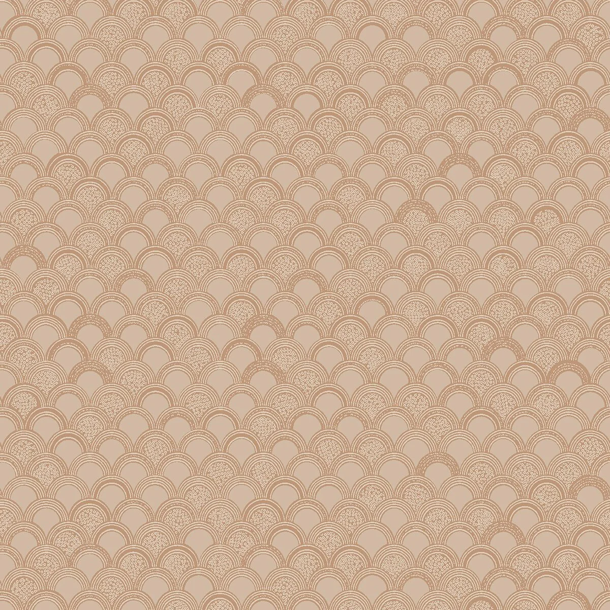 Tapeta z motywem geometrycznym w łuki BIRGIT złoty