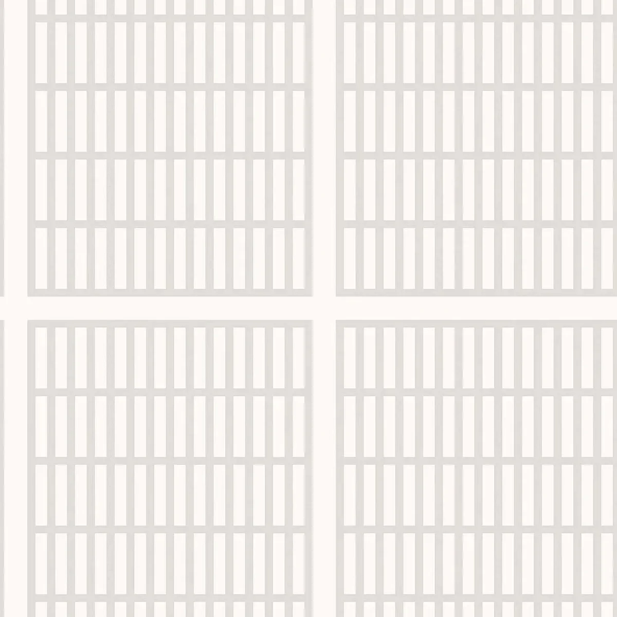 Tapeta z geometrycznym wzorem ALVAR AALTO 14/6 biały z szarym