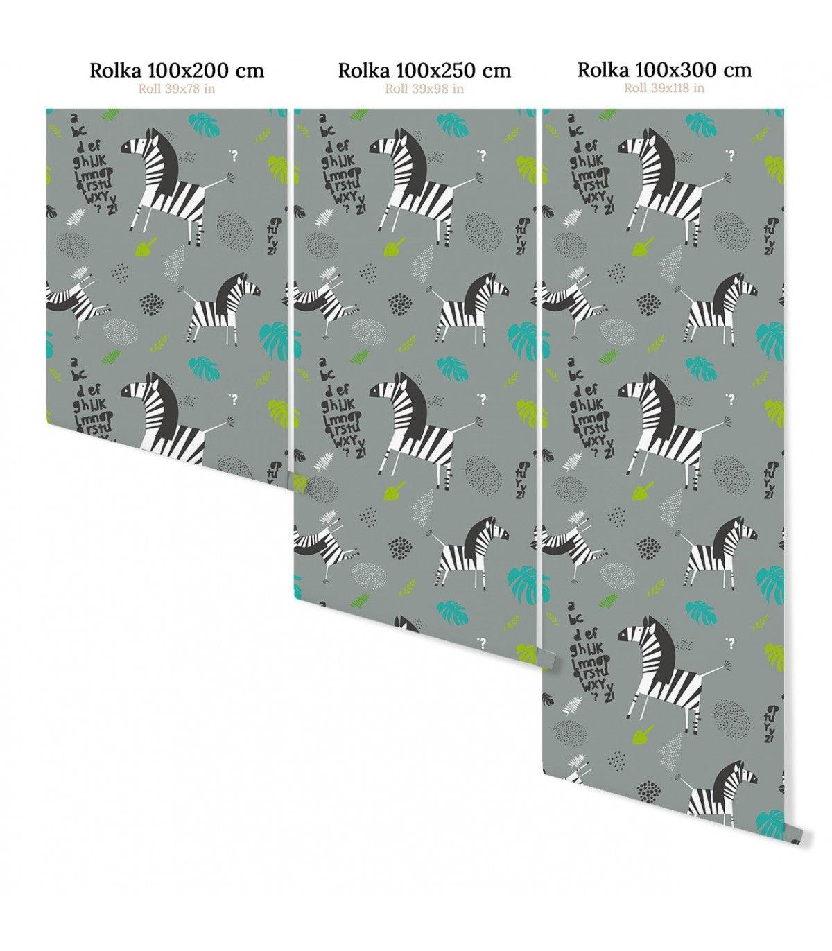 Tapeta ZEBRA szary - Image 2