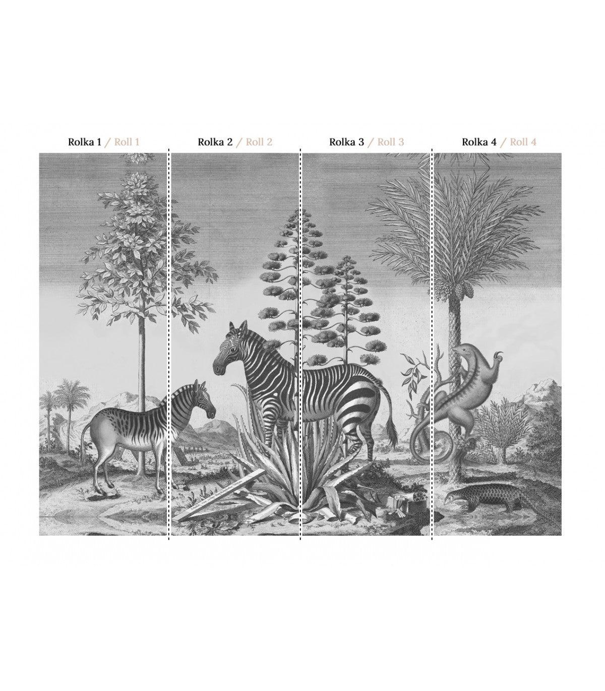 Tapeta ZEBRA ON AGAVE - Image 4