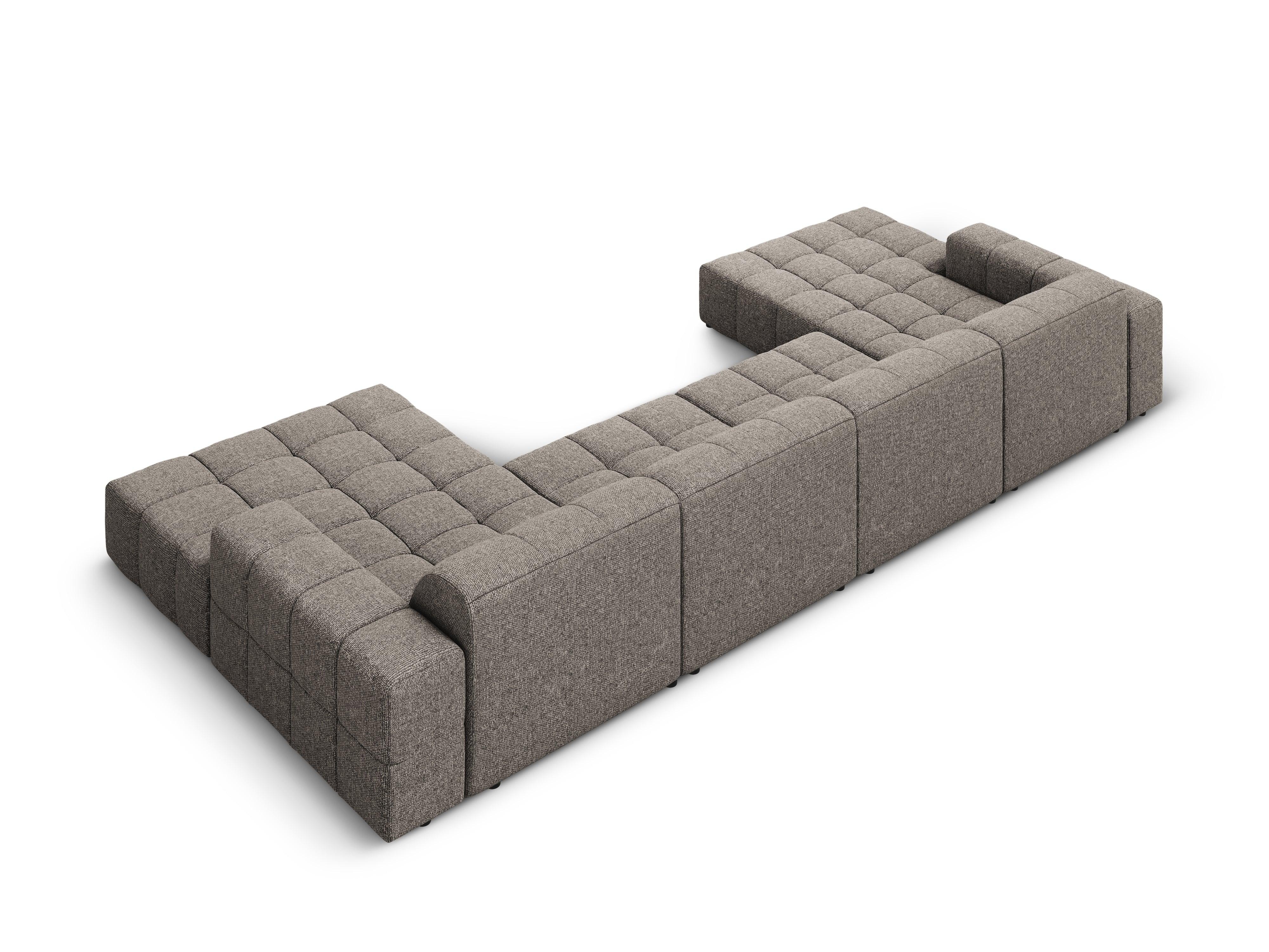 Sofa panoramiczna 6-osobowa CHICAGO szary szenil - Image 4