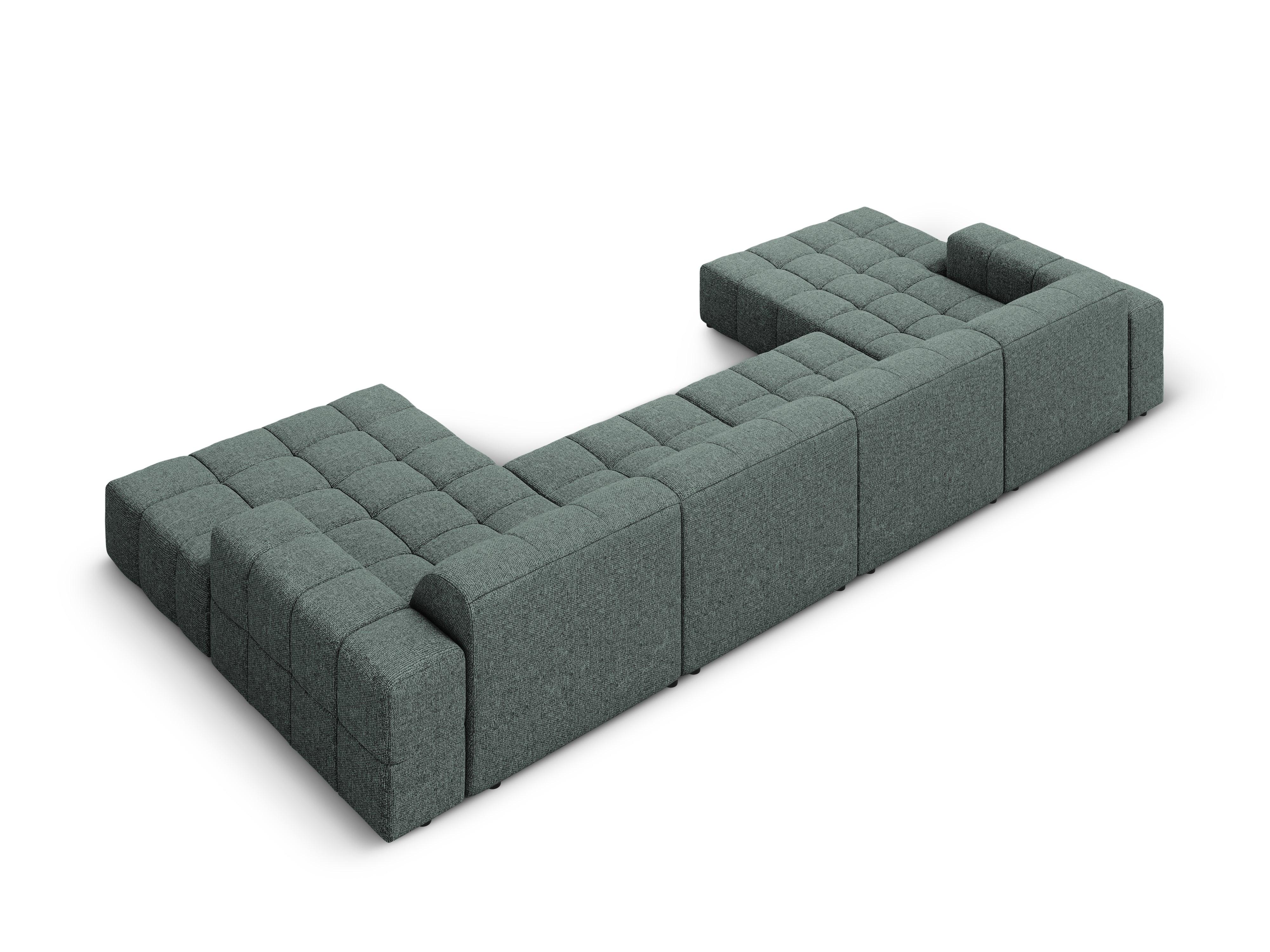 Sofa panoramiczna 6-osobowa CHICAGO petrol szenil - Image 9